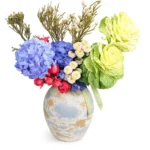 Botanical Symphony Luxury Vase Arrangement – Artistic Floral Décor