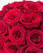 Heart-Shaped Red Rose Box – Luxury Fresh Roses Gift - Image 3