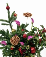 Festive Royal Christmas Floral Arrangement | Luxury Holiday Décor - Image 3