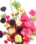 Rosé Noir Luxury Floral Arrangement | Bold Designer Flowers in Vase - Image 3