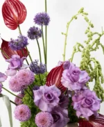 Amethyst Royale Luxury Floral Arrangement in Vase - Image 3