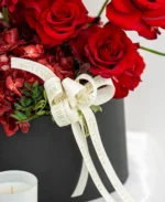 Luxury Red Bloom Designer Flower Arrangement - Image 2