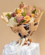 Golden Blush Harmony – Luxury Floral Box - Image 6