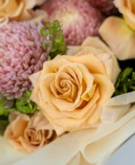 Golden Blush Harmony – Luxury Floral Box - Image 4