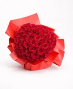 Eternal Love Red Rose Bouquet – Premium Hand-Tied Roses