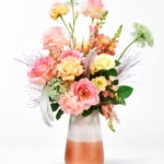 Blush Harmony Luxury Floral Arrangement in Designer Vase