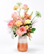 Blush Harmony Luxury Floral Arrangement in Designer Vase