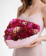 Crimson Romance Heart Box – Luxury Roses & Seasonal Blooms - Image 2