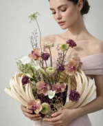 Opulent Orchid Sculptural Floral Arrangement | Signature Luxury Design - Image 2