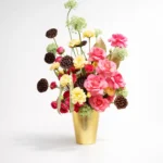 Rosé Noir Luxury Floral Arrangement | Bold Designer Flowers in Vase