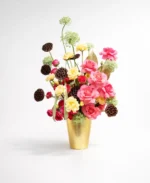 Rosé Noir Luxury Floral Arrangement | Bold Designer Flowers in Vase